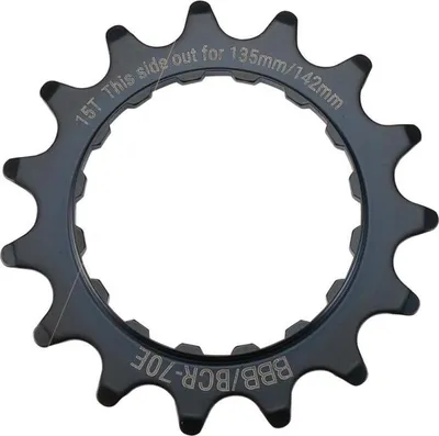 Produktbild von BBB Cycling BBB E-Bike Sprocket 15 Teeth 15 schwarz - robuster E-Bike Zahnkra...