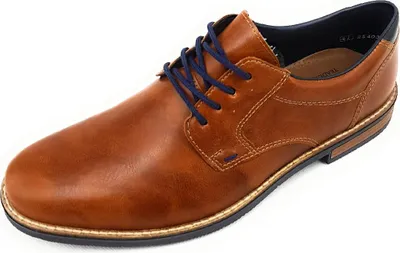 Imagen del producto de Zapatos de hombre Rieker, tipo Oxford, para uso formal, color marrón, diseño elegante