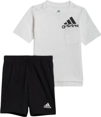 Zdjęcie produktu dla Koszulka + spodenki komplet dziecięcy Adidas Bos bawełniany 62