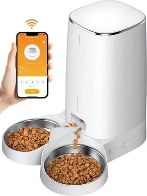 Immagine prodotto di Distributore automatico di cibo - Distributore automatico di cibo per gatti - Distributore automatico di cibo