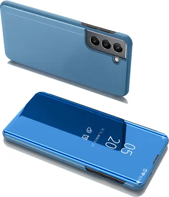 Image de Clear View Case coque bleue pour Samsung Galaxy S22+ (S22 Plus) Housse de téléphone portable