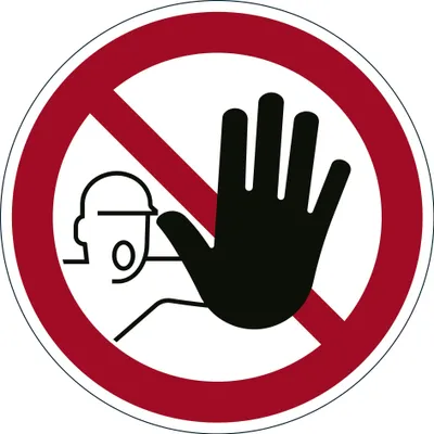Obrázok produktu pre DURABLE Verbotsaufkleber 'Zutritt verboten'