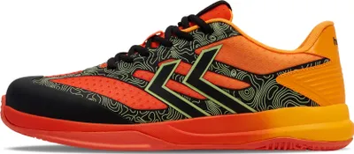 Produktbild von Hummel Dagaz VI Hallenschuhe Herren schwarz rot orange Gr 37,5