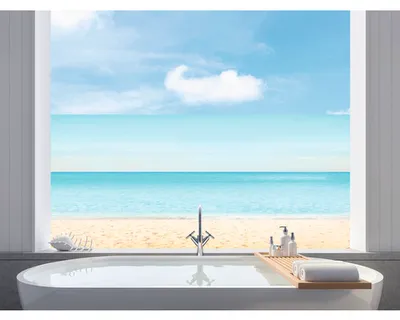Produktbild von Fensterfolie Venilia Vitrostatic Daisy Meer Strand 67,5x150 cm