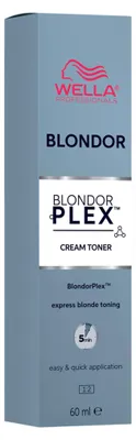 Produktbild von Wella Professionals BlondorPlex Cream Toner /36 Crystal Vanilla – Creme-Tönung mit Bond-Builder-Technologie für kühle, gleichmäßige Blondtöne – 60ml