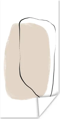 Produktbild von MuchoWow® Poster Minimalismus - Gestaltung - Pastell 60x120 cm - Wandschmuck