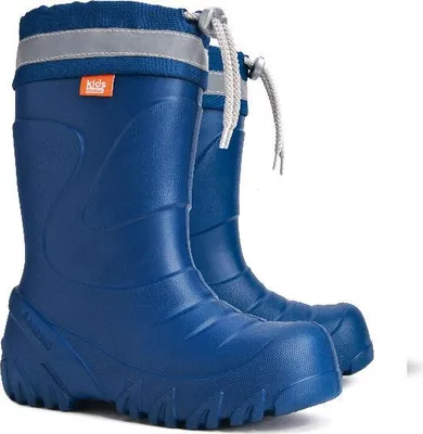 Demar Gummistiefel Kinder blau gefüttert (32/33)