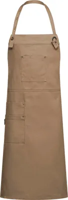 Produktbild von Greiff GASTRO MODA Service Latzschürze Canvas 77x95 Sand