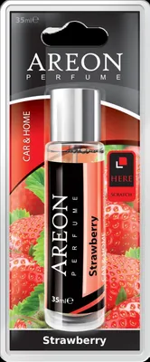 Original Areon Auto Parfüm Lufterfrischer Duftbaum Duftzersträuber Erdbeere 35ml – Produktansicht