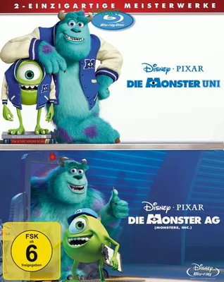 Produktbild von Die Monster AG & Die Monster Uni [Blu-Ray]