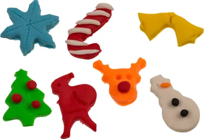 Produktbild von Weihnachts-Knet-Set - Spielknete mit Ausstechformen und Werkzeug mit 21 Teilen