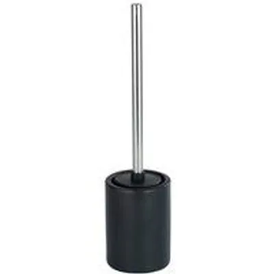 Produktbild von Keramischer WC-Reinigungssatz, matte schwarze Farbe, Ø 9,7 x 39 cm, silikonerner WC-Reinigungsschwamm