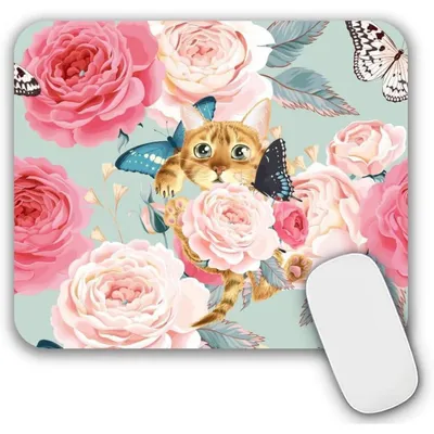 Produktbild von Mauspad Gaming Office 24 x 20 x 0,3 cm Waschbar Rutschfest Elasthan Naturkautschuk