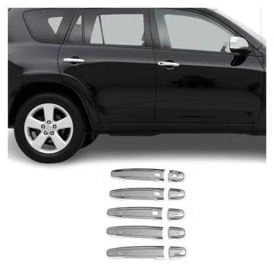 Produktbild von Türgriff Blende Türgriffkappen für Toyota RAV4 2006-2012 5-Tür Edelstahl 10x, KI-generiertes Bild