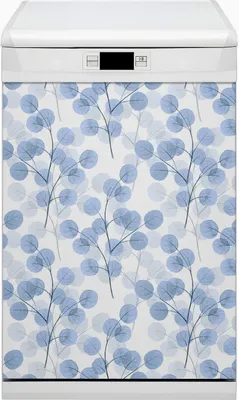 Produktbild von Küche Dekorative Magnete  Magnet Folie für Geschirrspüler 45x80 cm   - Zweige mit Blättern