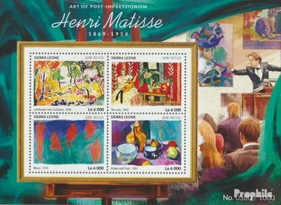 Produktbild von Briefmarken Sierra Leone 2015 Mi 6507-6510 Kleinbogen (kompl. Ausg.) postfrisch Henri Matisse