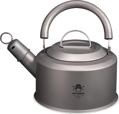 Produktbild von Outdoor Camping Titan Teekanne Tragbare Teekanne Kaffeekanne Grosse Kapazitaet 1200 ml