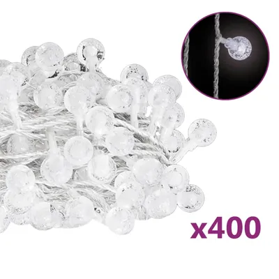 Obrázok produktu pre Rozprávková svetelná reťaz 40 m 400 LED studená biela 8 funkcií