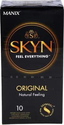 Produktbild von Manix SKYN Original, Männliches Kondom, weich, Transparent, Polyisopren, Regelmäßig, 53 mm