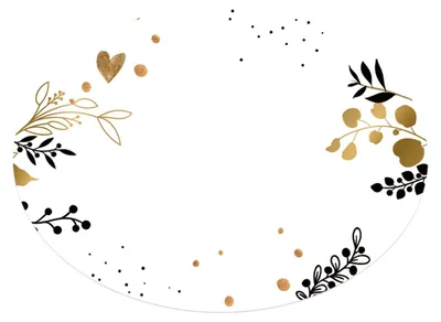 Produktbild von 200 Sticker auf Rolle Etiketten weiß schwarz gold 6x4,5cm