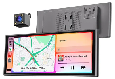 Immagine prodotto di Display portatile CarPlay - 9,26 pollici - Risoluzione 1600x600 - Touchscreen IPS - Argento