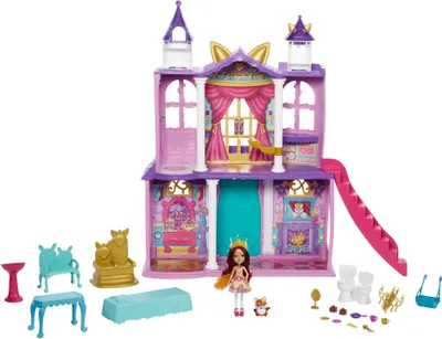 Produktbild von Enchantimals Royals Ballzauber Schloss mit Felicity Fox Puppe & Flick Tierfigur
