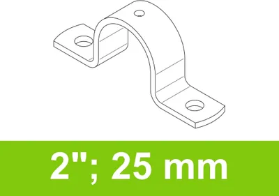 Produktbild von Vollschelle, 2" (60,3 mm), 25 mm breit