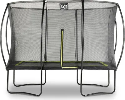 Image de EXIT Silhouette Trampoline 214x305cm – Sur pieds – Rectangulaire – Trampoline de Jardin – Noir
