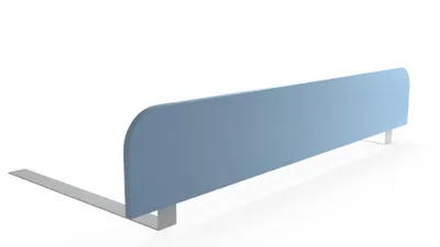 Obrázek produktu pro regalik zábrana proti pádu z postele 120x20 cm - modrá Robustní ochrana proti pádu bez vrtání - Snadná instalace pod matraci