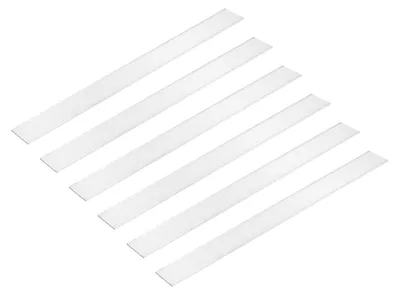 6 Alu-Flachstäbe 2x30x305 mm, 6061, silber