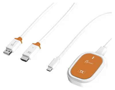 Imagen del producto de j5create JVWAW61, Adaptador, USB, USB tipo C, Blanco, 1 A, 0 - 40 °C