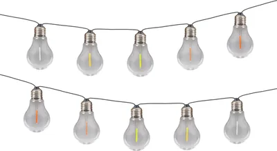 Zdjęcie produktu dla Näve Leuchten 10szt LED solar/outdoor/light chain "LINDA" L: 370cm 10szt LED solar/outdoor/light chain "LINDA" L: 370cm 10szt LED solar/outdoor/light chain "LINDA" L: 370cm - długość 370 cm, wykonany z tworzywa sztucznego, wielokolorowy, 10 diod LED - do użytku na zewnątrz - przełącznik suwakowy