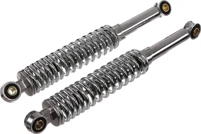 Produktbild von Set: Federbeine, verstellbar, chrom, Länge: ca. 340mm - Simson KR51 Schwalbe, SR4 Vogelserie, S50, S51, S70