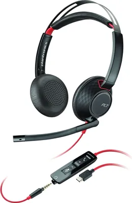 Produktbild von Poly Headset Blackwire C5220 binaural USB-C & 3,5 mm