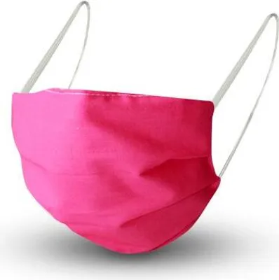 Produktbild von Textilmaske aus Baumwolle mit em Innenvlies - PINK - 15426 + Gratiszugabe