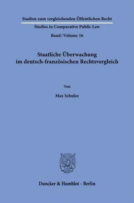 Obrázok produktu pre Staatliche Überwachung im deutsch-französischen Rechtsvergleich