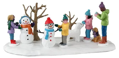 Productafbeelding van Snowmen Friends Kersthuisje LEMAX