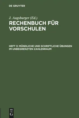 Produktbild von Mündliche und schriftliche Übungen im unbegrenzten Zahlenraum