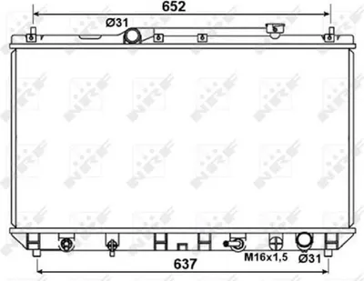 Zdjęcie produktu dla Chłodnica Toyota Camry 2,2 96-01