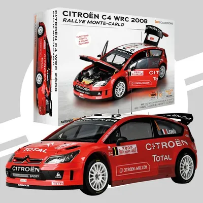 Obrázek produktu pro Citroën C4 WRC #1 S.Loeb Rally Monte Carlo - STAVEBNICE - IXO 1:8