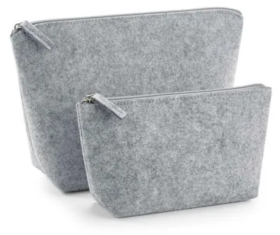 Produktbild von Bagbase - Zubehörtasche, Filz FK1189 (18 cm x 9 cm x 19 cm) (Grau meliert)
