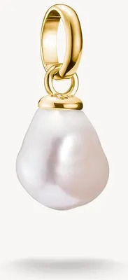 Image de Thomas Sabo Charm pendentif perle de culture d'eau douce Connect doré