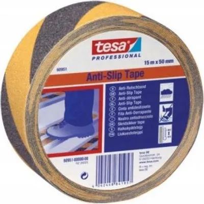Produktbild von Selbstklebendes Anti-Rutsch-Klebeband für Treppen tesa 15m gelb-schwarz