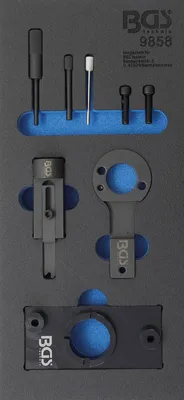 Image de BGS Garniture de servante d'atelier 1/3 : Jeu d'outils de réglage du moteur pour Opel 2.0 CDTi / EcoFLEX - 9858