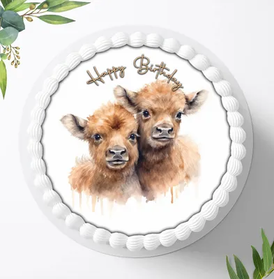 Produktbild von Für die Geburtstags Torte ein Tortenaufleger, Zuckerbild mit dem Motiv: Dschungeltiere, Essbares Foto für Torten, Fondant, Ø 20cm, 1502z