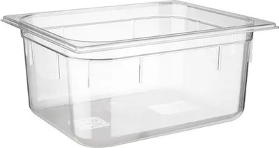 Produktbild von APS 82016 GN 1/2 Behälter, Polycarbonat, 32,5 x 26,5 cm, Tiefe 150 mm, 8,9 Liter