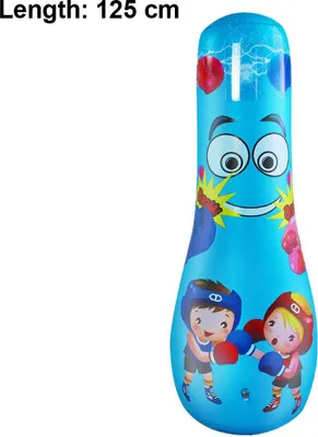 Produktbild von Kinder Boxsack 125cm Freistehender Boxsack für Kinder Fitness Freistehender schwerer Boxsack