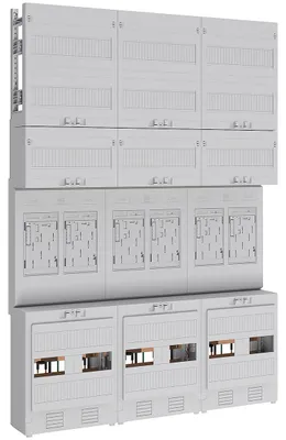 Produktbild von ABN BRAUN AG ABN Zählerplatz eHZ 6Z EZ37160 m.Klemmstein 5p 750x1050mm
