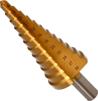 Obrázok produktu pre Hss stupňovitý vrták Ø 6 až 30 mm.