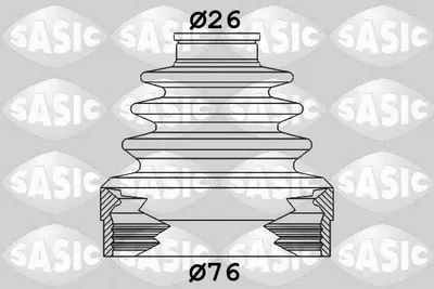 Produktbild von SASIC Faltenbalgsatz Antriebswelle Vorne Innen für RENAULT MEGANE III Grandtour (KZ0/1) 1904019